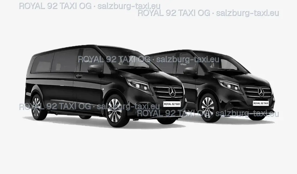 2 Vans Salzburg Taxi vehicle
