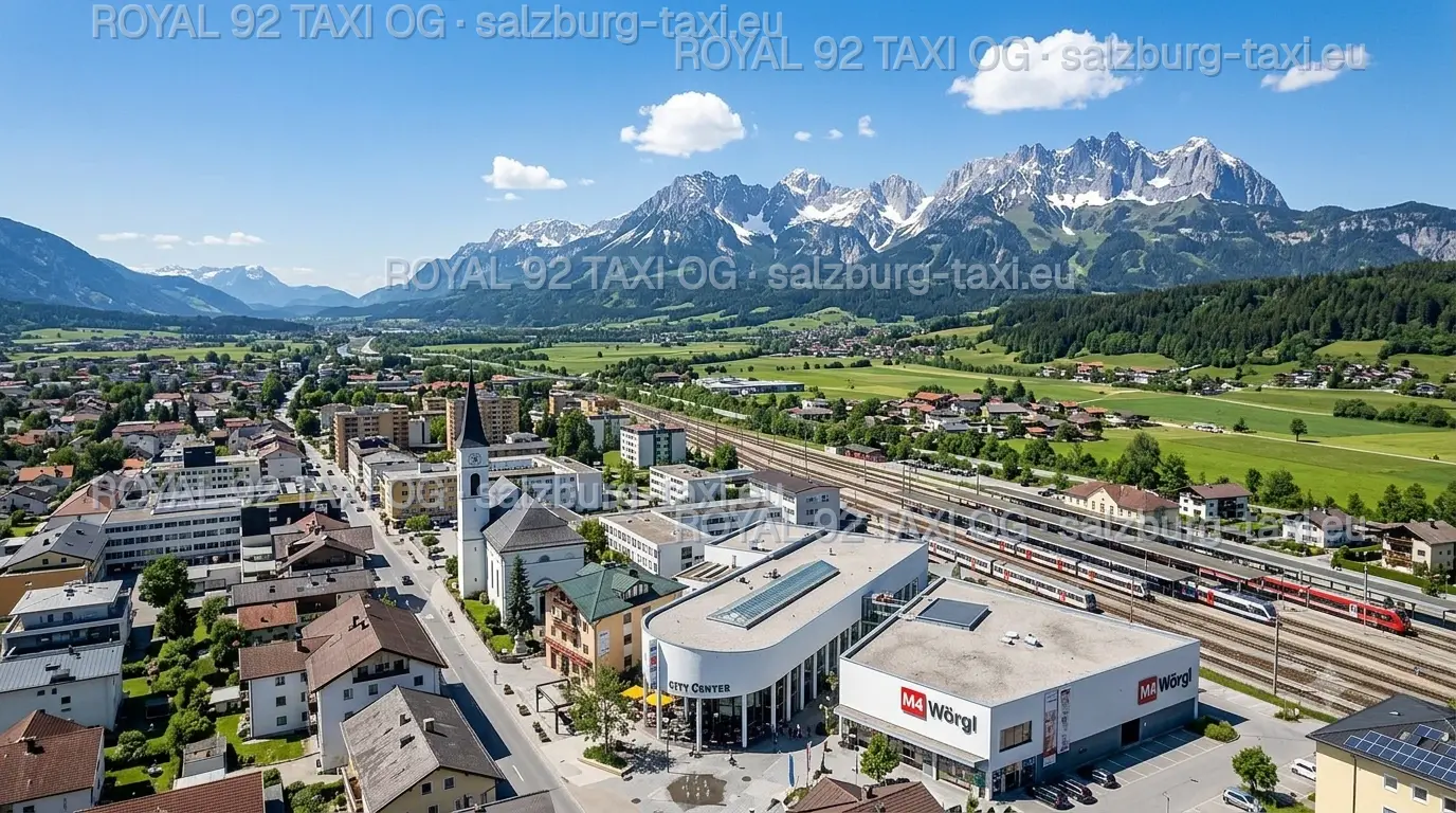 Salzburg Airport to Wörgl private transfer Wörgl in the Tyrolean Inn Valley on the Salzburg Airport transfer route